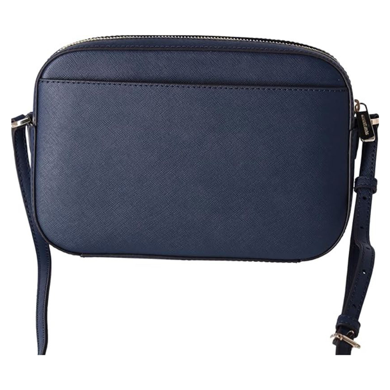 Michael Kors Jet Set Large East West Zip Chain Crossbody Bag Navy