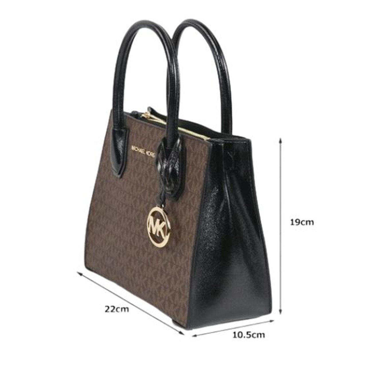 Michael Kors MERCER MEDIUM MESSENGER CROSSBODY SATCHEL BAG BLACK