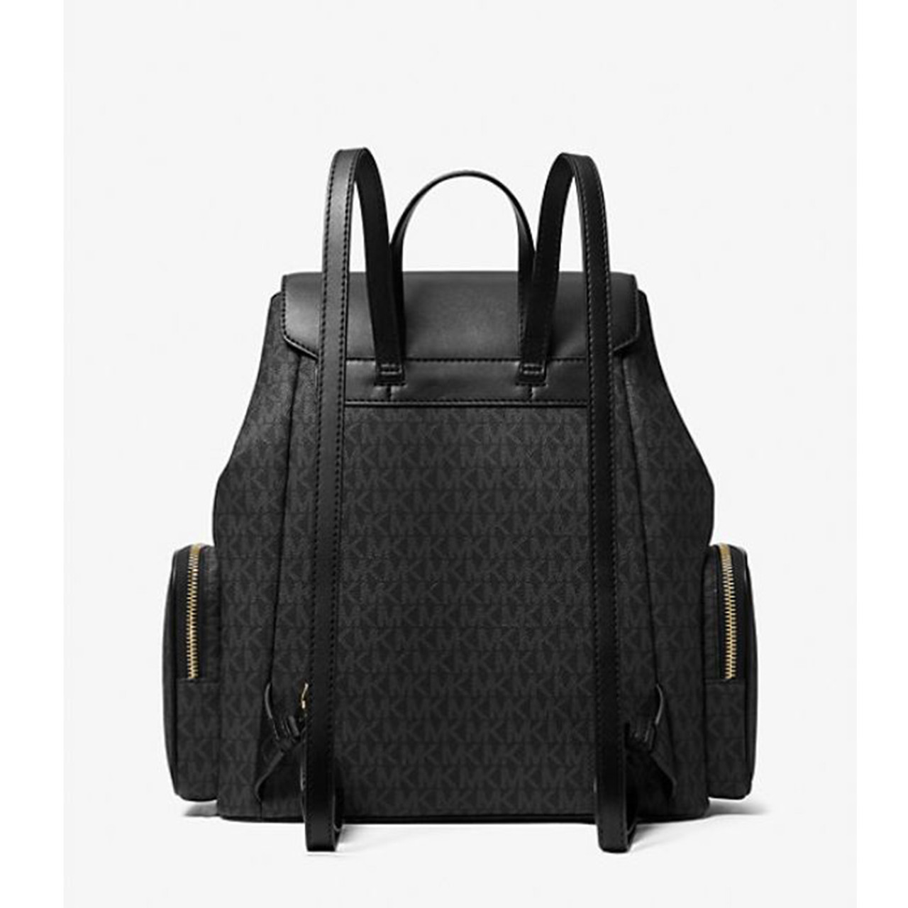 Michael Kors Jet Set Large Signature PVC Chain Backpack Flap Michael Kors Jet Set Large Signature PVC Chain Backpack Flap