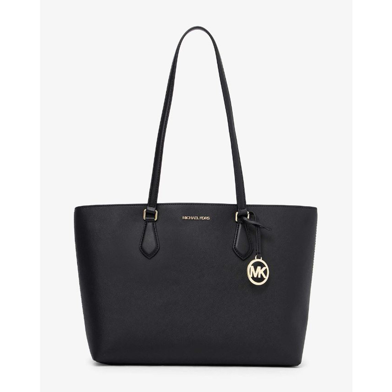 美品 MICHAEL KORS レザー ブラック トートバッグ 7864