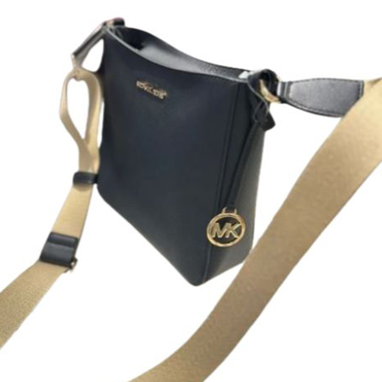 Michael Kors Small Leather Crossbody Bag (Black) 35S4GTVC5L-001