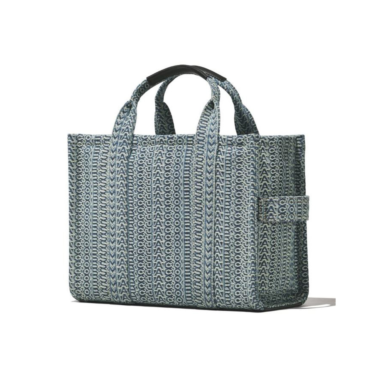 Marc Jacobs The Washed Monogram Denim Medium Tote Bag 2P3HTT012H02