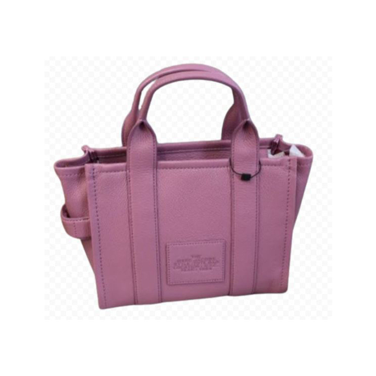 Marc Jacobs パープル The Leather Small トートバッグ Marc Jacobs The Leather Small Tote Bag H009L01SP21-532