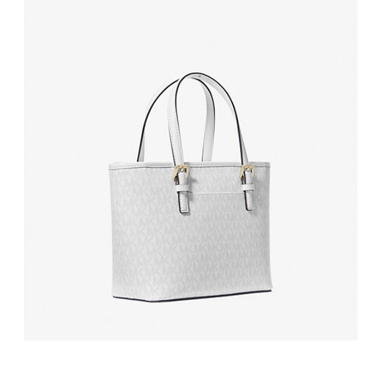 Michael Kors XS Carry All Jet Set Travel Womens Tote (Optic