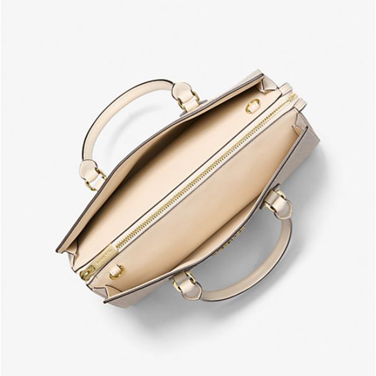 Michael Kors Sheila Medium Signature Logo and Metallic