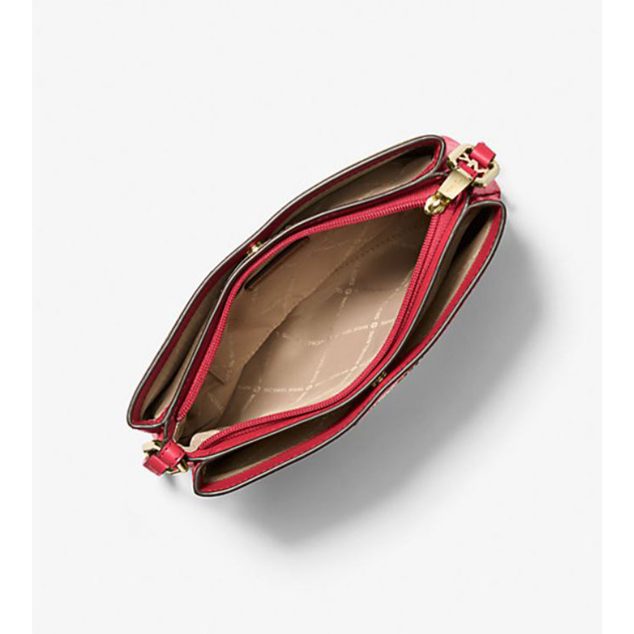 Michael Kors Trisha Medium Pebbled Leather Crossbody Bag