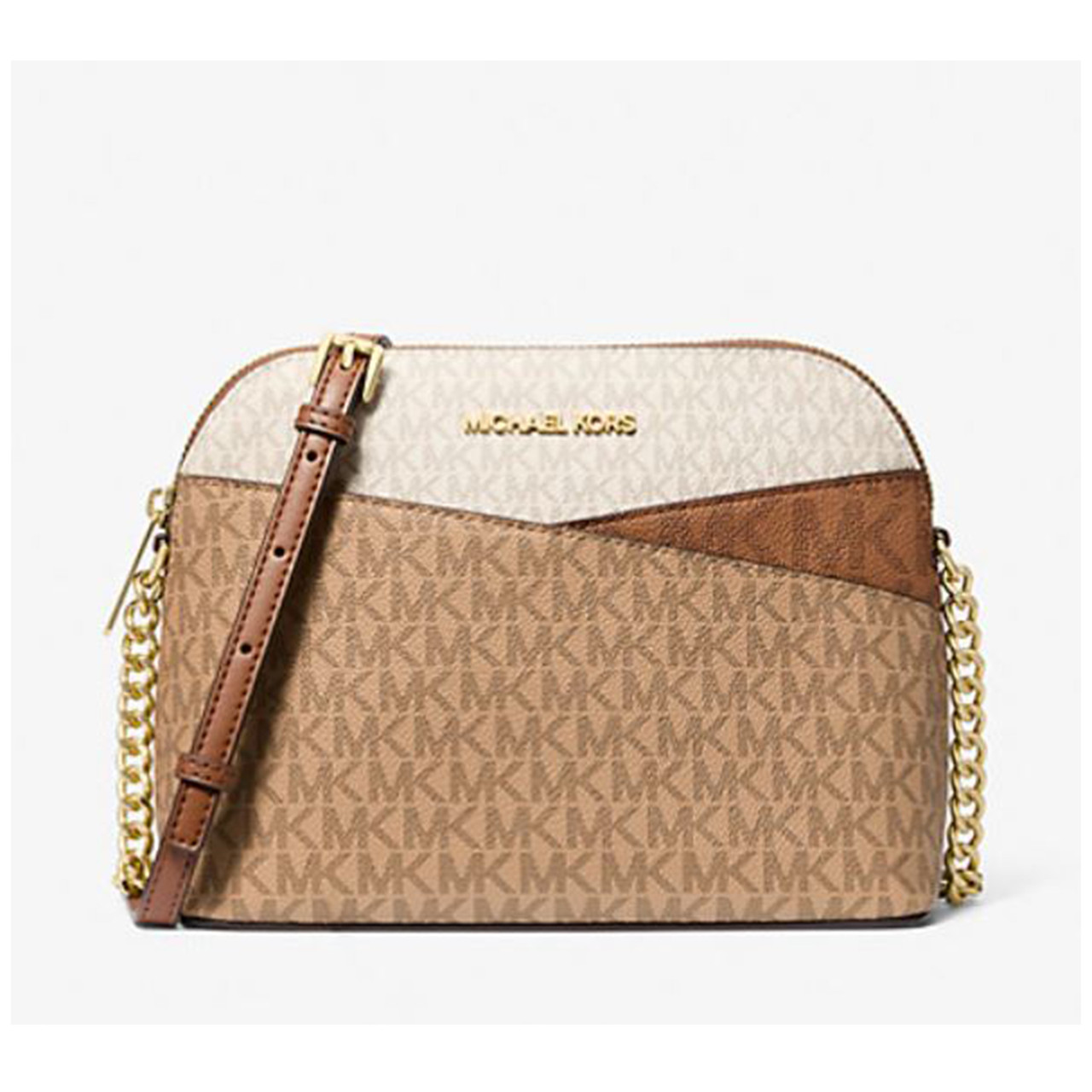 Michael Kors Jet Set Travel Medium Color-Block Signature Logo