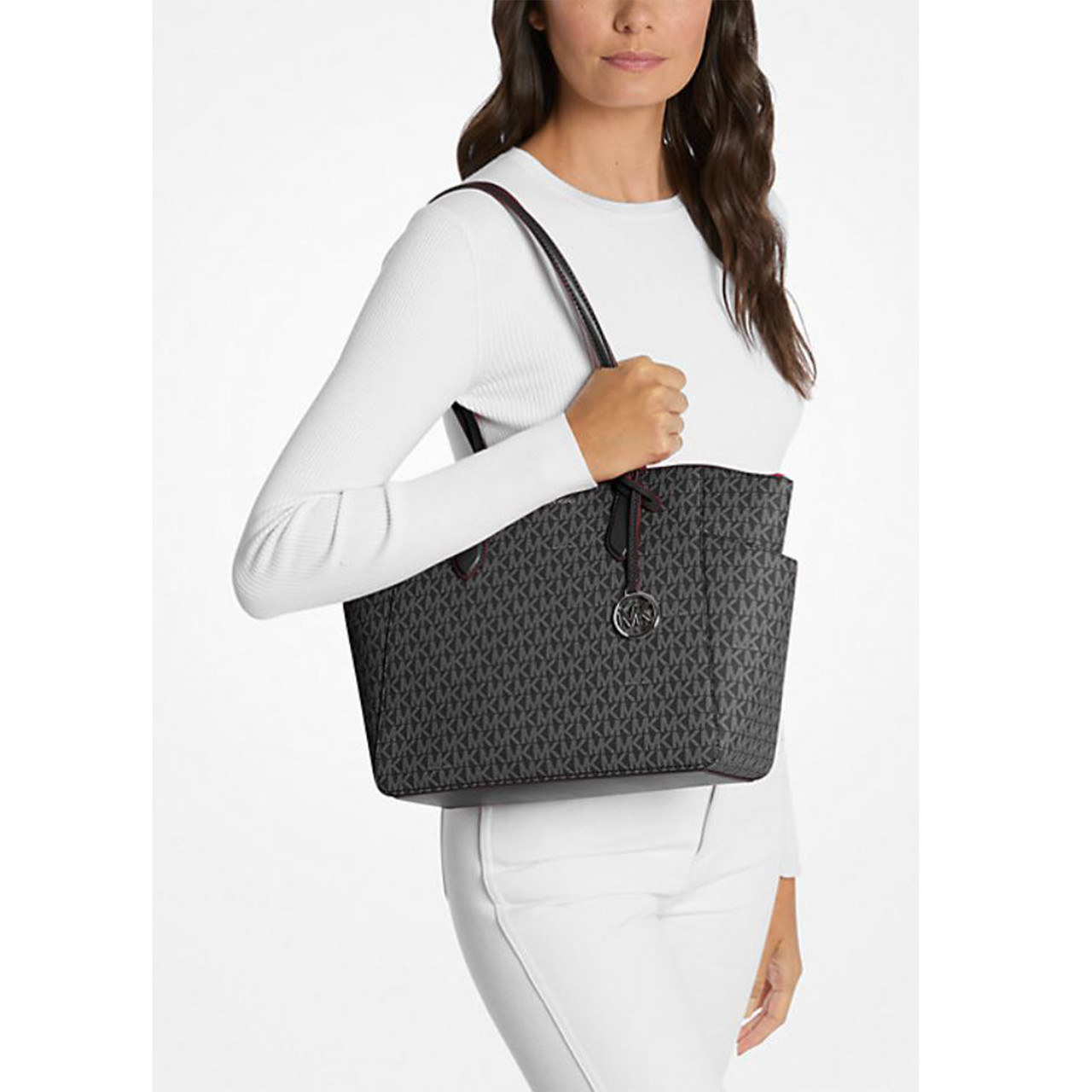 Michael Kors Marilyn Medium Signature Logo Tote Bag 35F5S6AT2B-001 