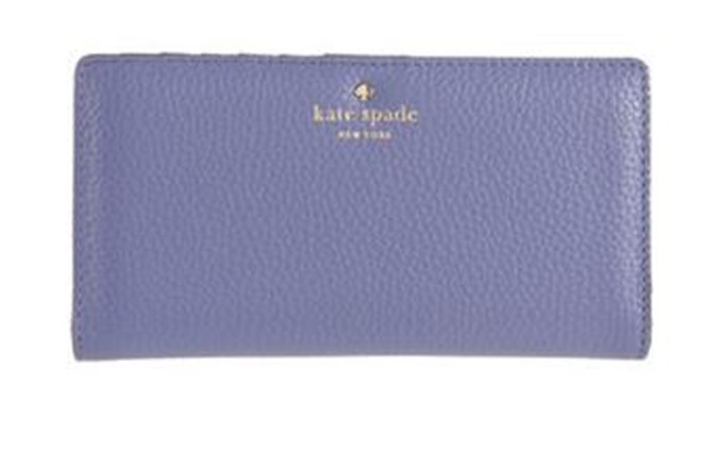 kate spade purple and blue wallet