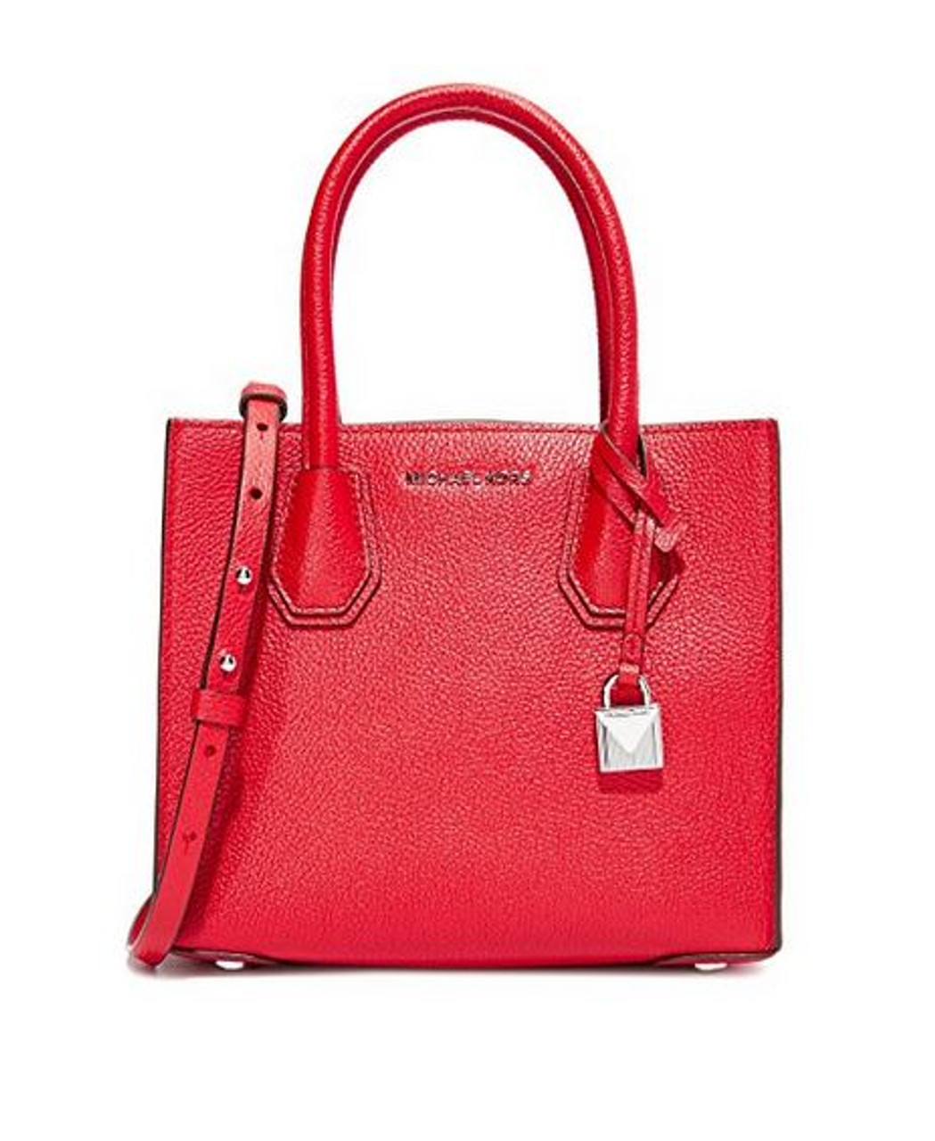 Medium Mercer Messenger Bag, Bright Red 