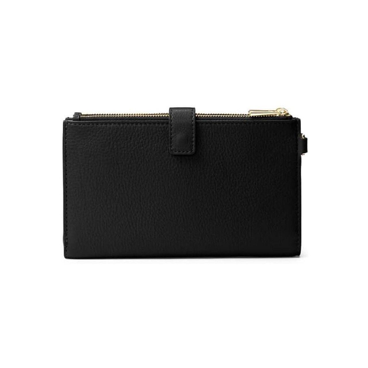 MICHAEL Michael Kors Women's Adele Double Zip Wristlet, Black, One