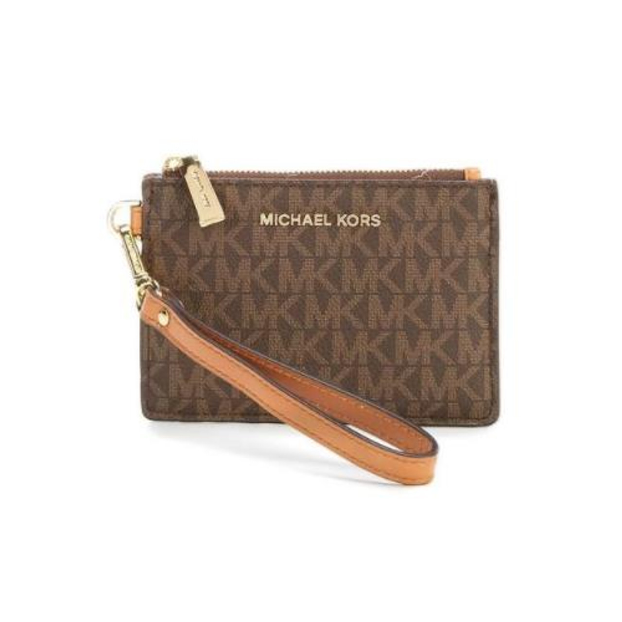 michael kors logo coin purse