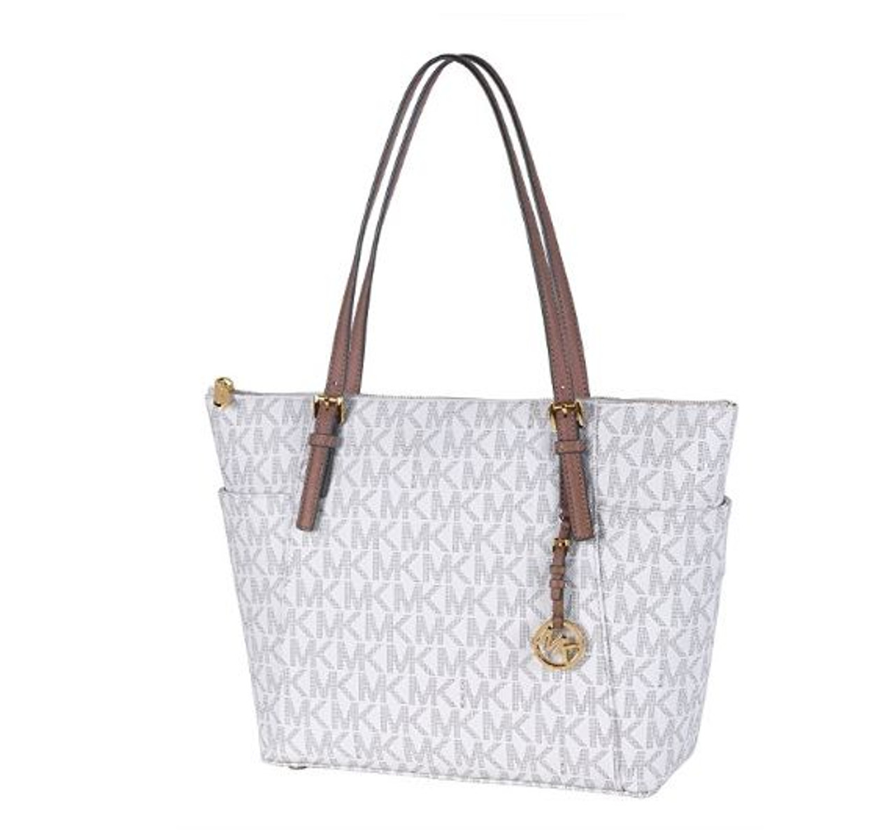 michael kors jet set east west signature tote