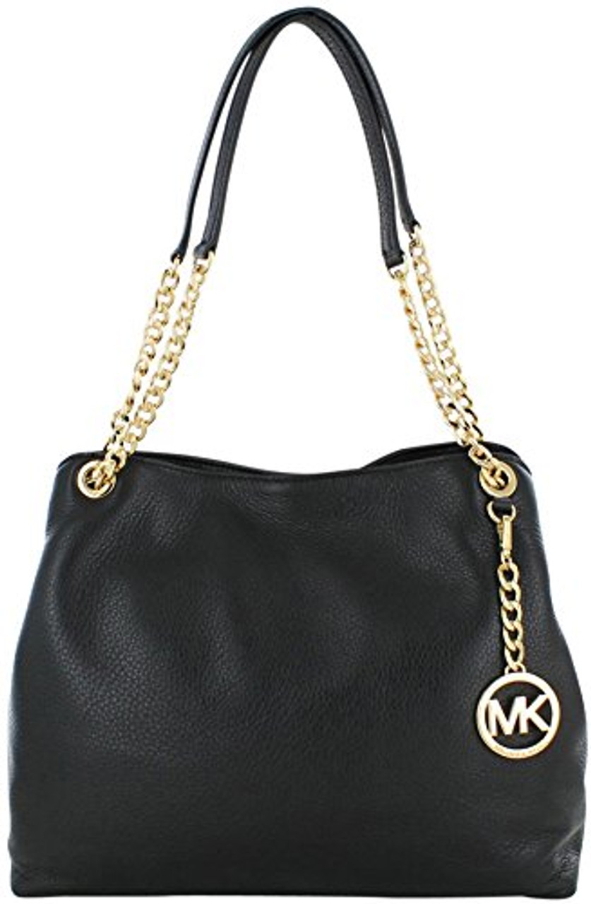 Michael Kors Jet Set Travel Large Chain Shoulder Tote 35T5GTVT3L Navy