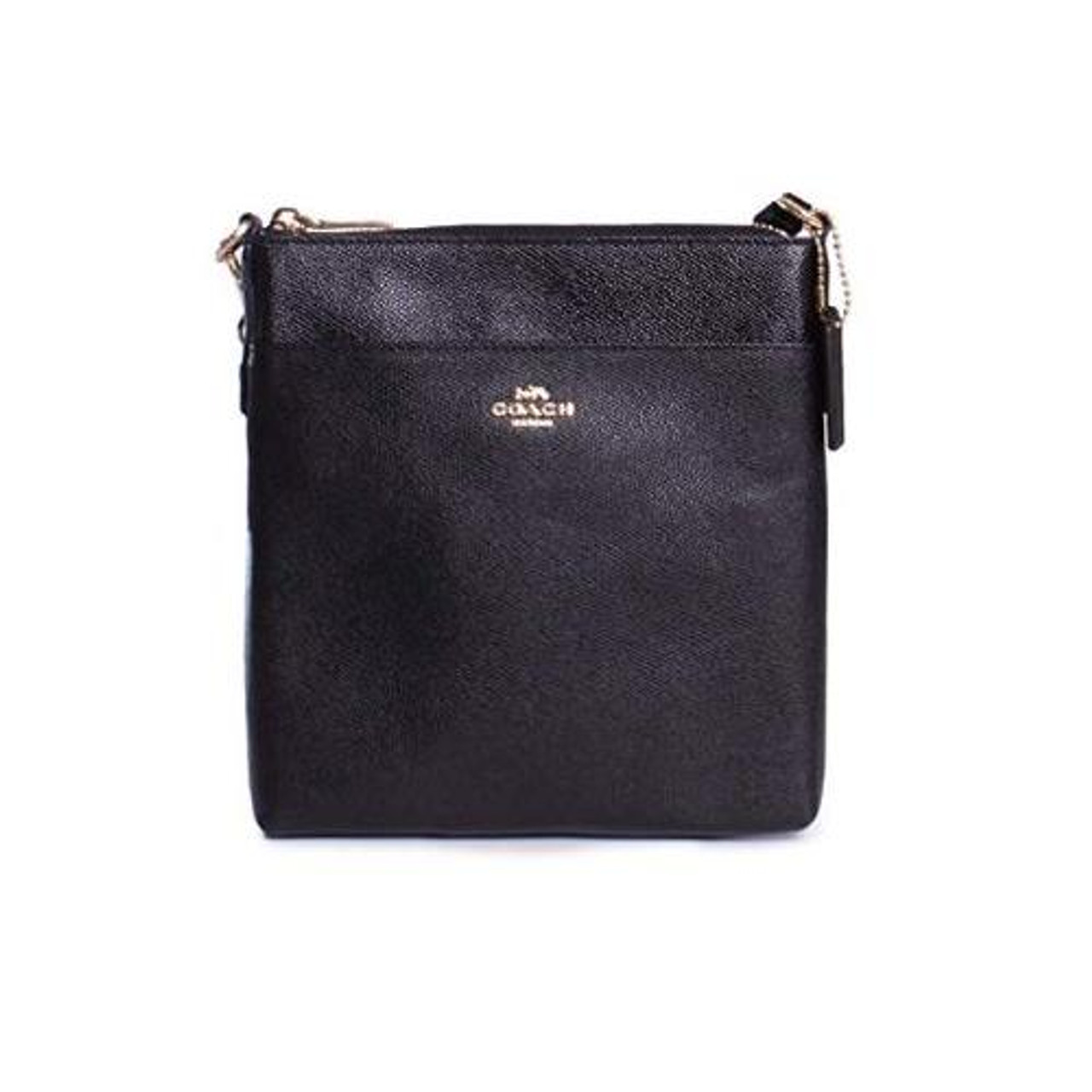 coach black messenger crossbody