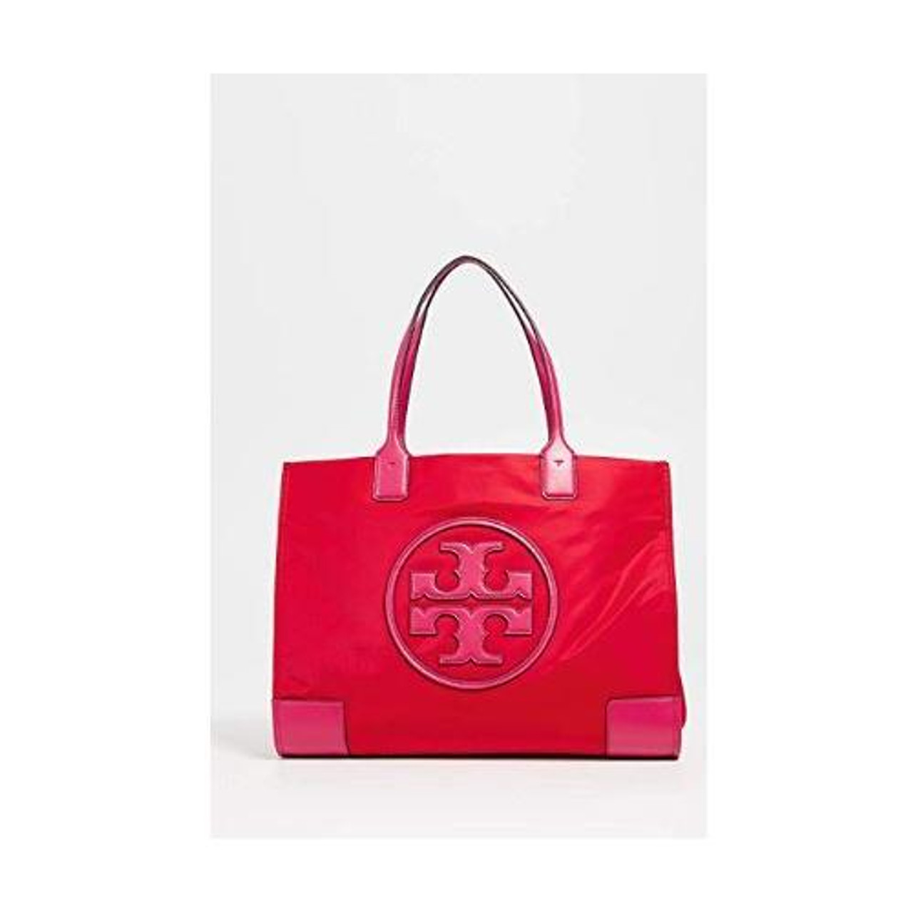 tory burch ella tote red