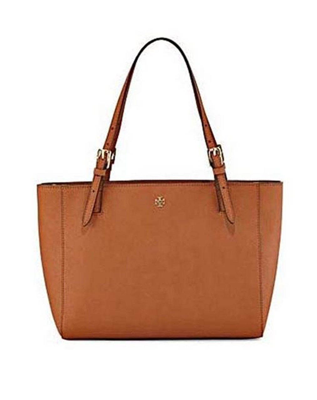 TORY BURCH YORK BUCKLE TOTE 22149613 208 LIGHT OAK