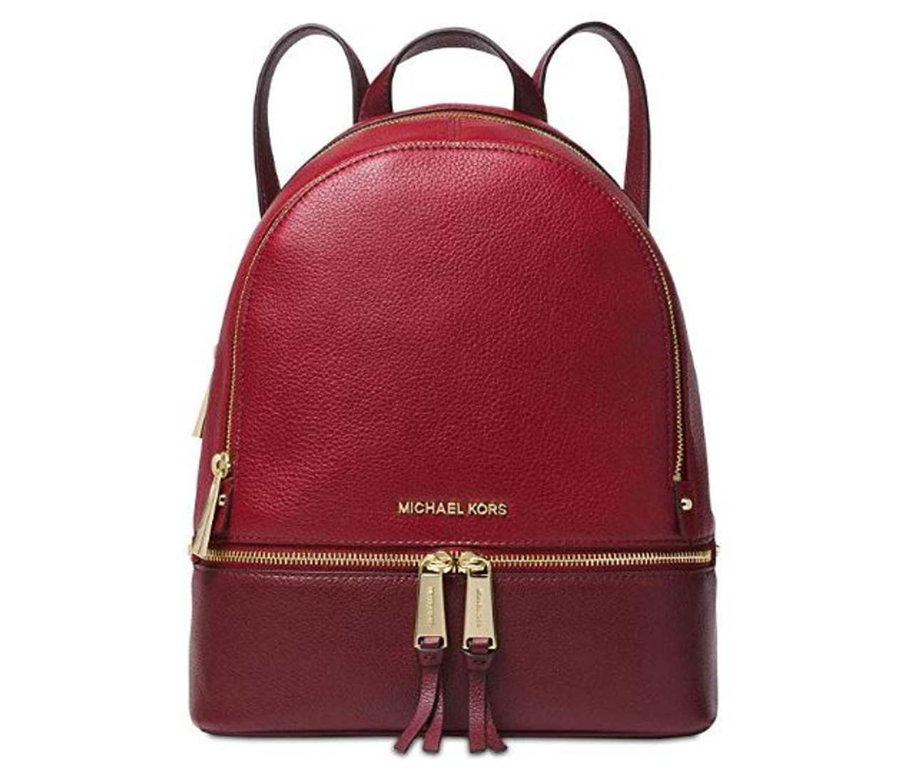 michael kors maroon backpack