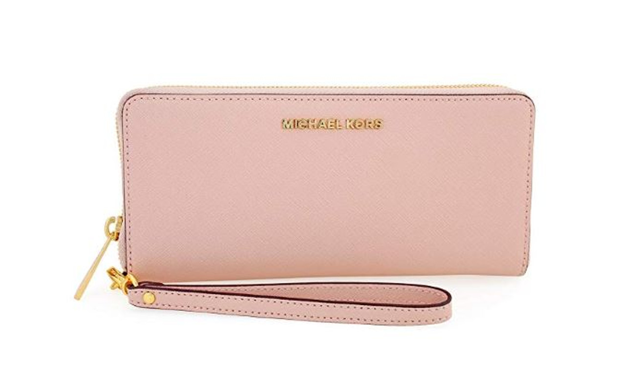 michael kors soft pink wristlet