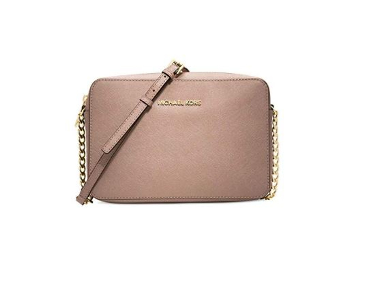 Large Saffiano Leather Crossbody Bag 