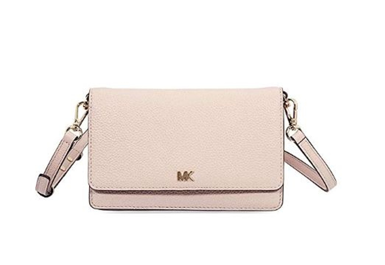 michael michael kors pebbled leather convertible crossbody bag