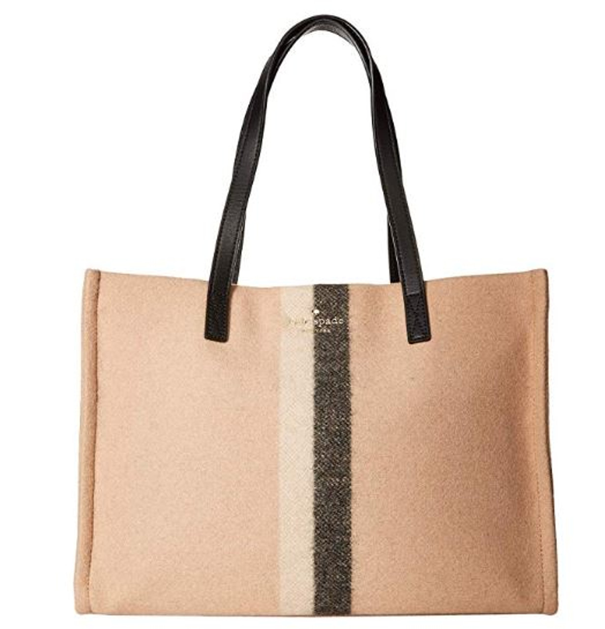 Kate Spade New York Women's Washington Square Mega Sam Roasted Peanut/Black  One Size PXRUA016-284 - AllGlitters