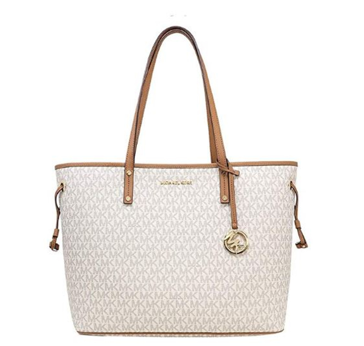 michael kors jet set tote vanilla