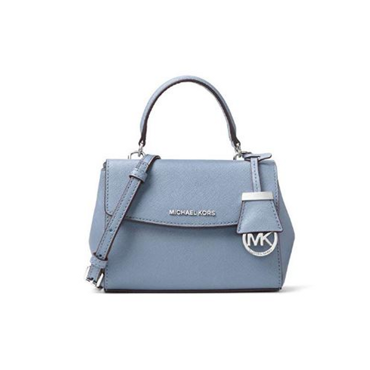 MICHAEL Michael Kors Ava Extra-Small Saffiano Leather Crossbody in Pale  Blue 32F5SAVC1L-487 - AllGlitters