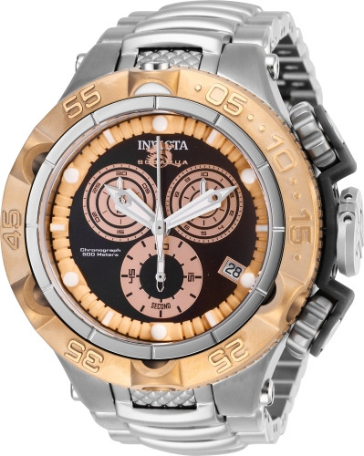 Invicta Men's 27680 Subaqua Quartz Chronograph Black, Rose Gold