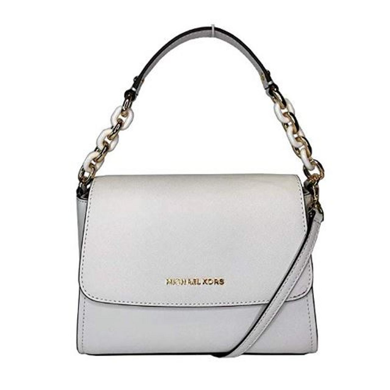 sofia small east west saffiano leather satchel crossbody bag