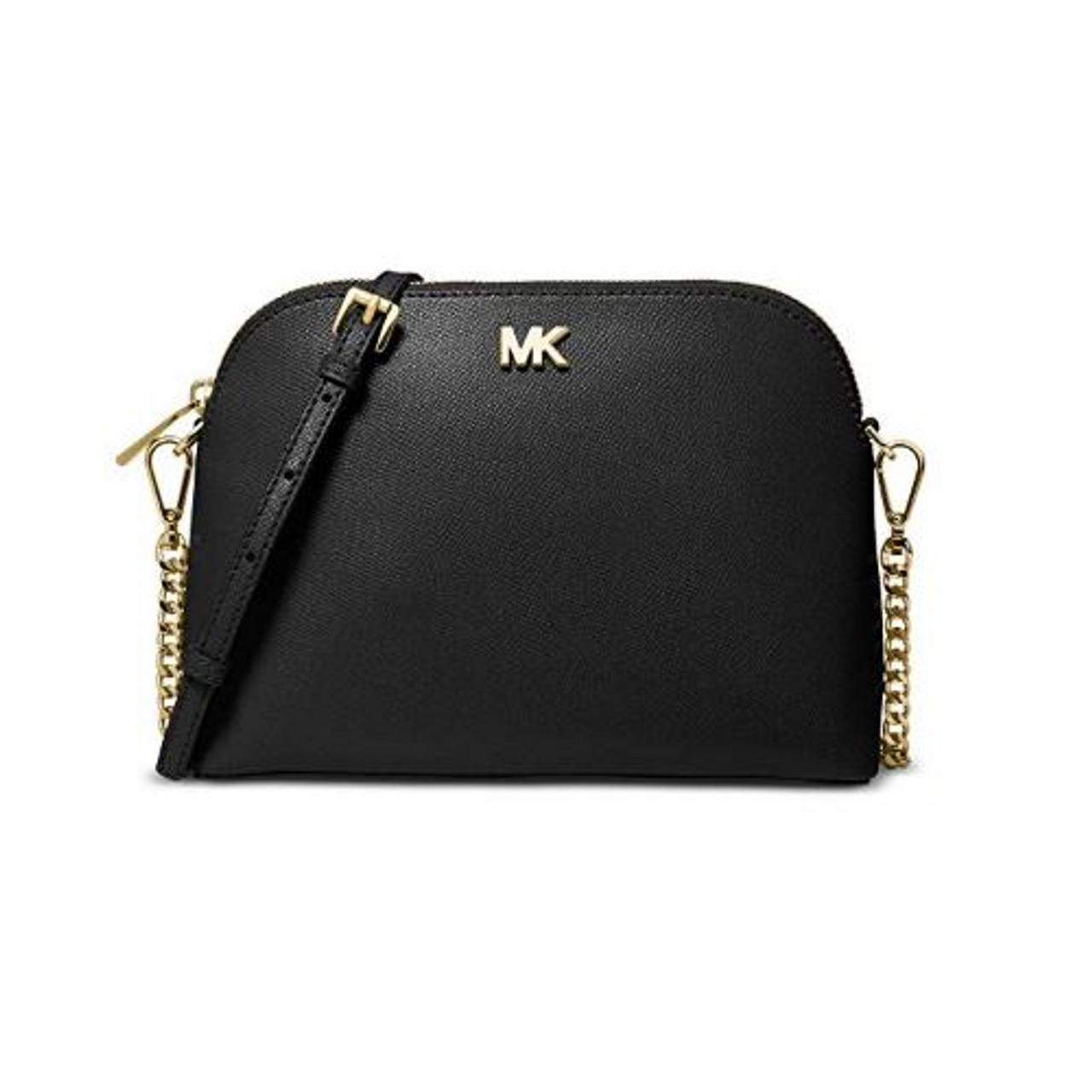 michael kors large crossgrain leather dome crossbody bag