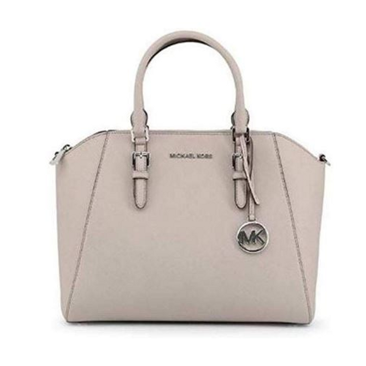 large ciara saffiano leather satchel