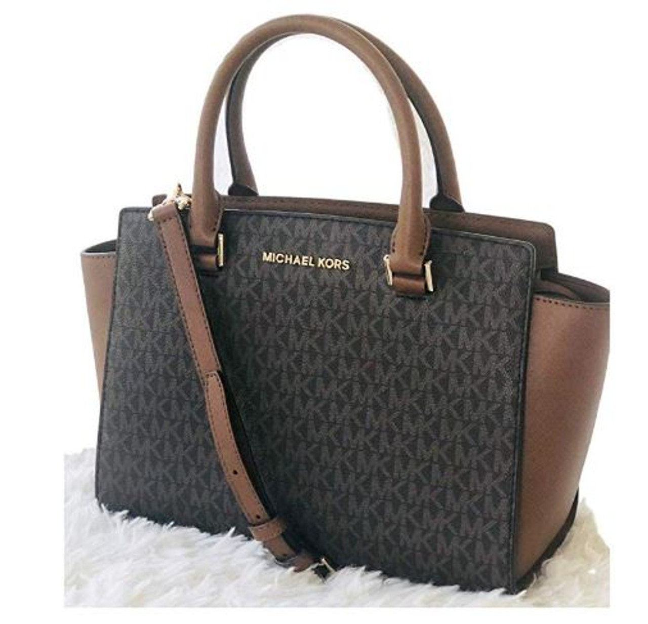 michael kors mk logo bag