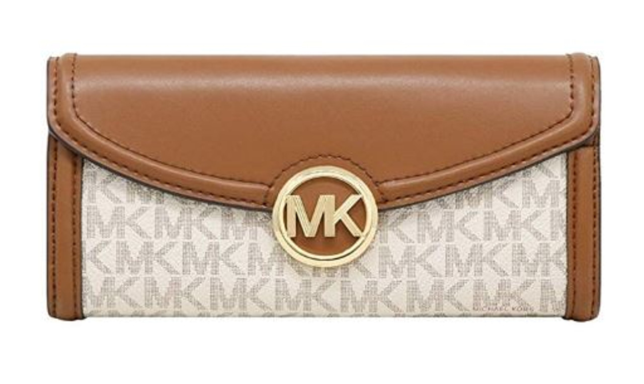 michael kors fulton flap wallet