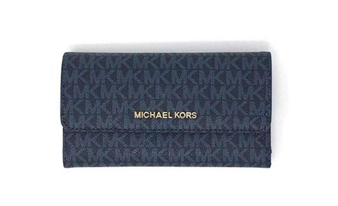 michael kors admiral blue wallet