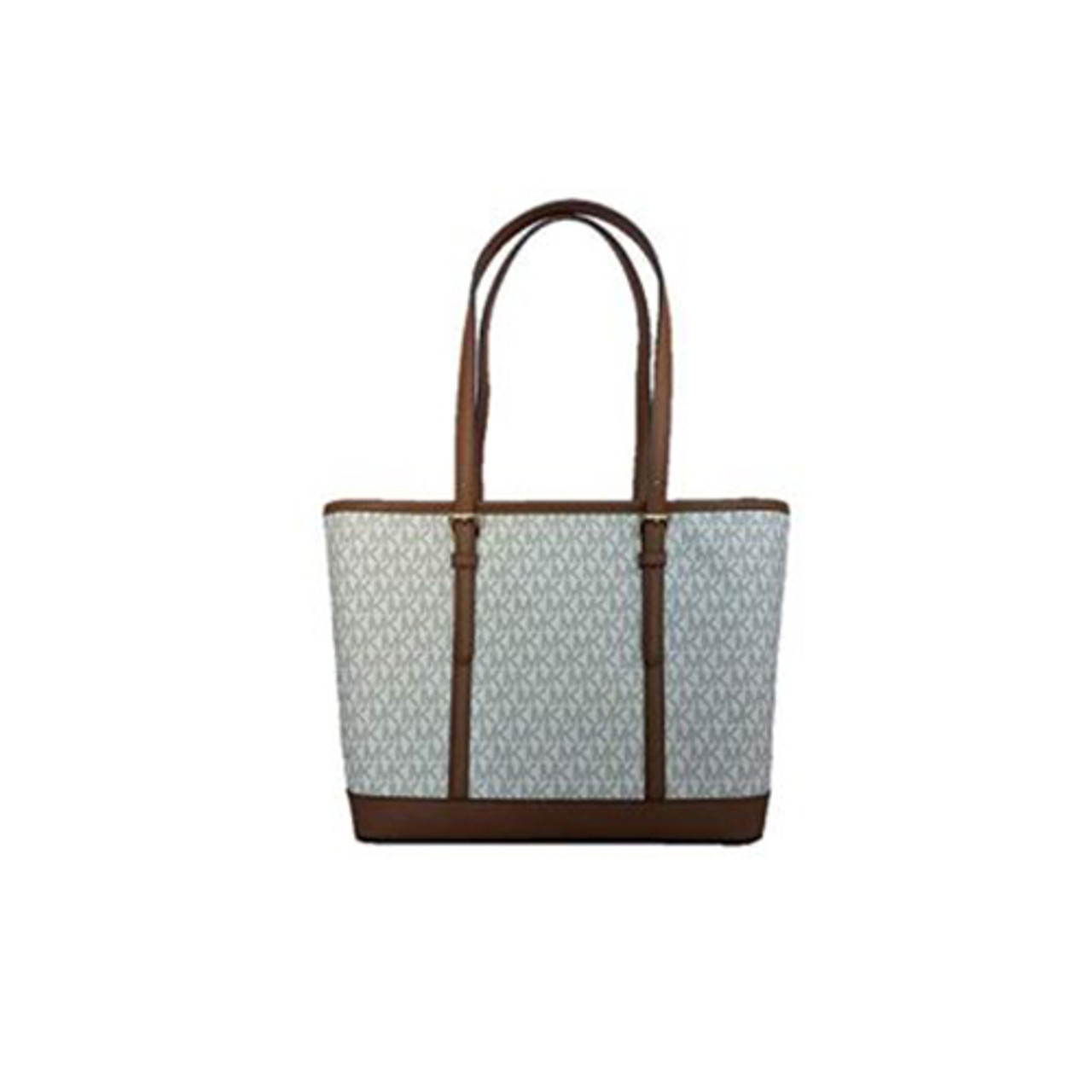 Jet Set Travel Medium Saffiano Leather Top-Zip Tote Bag - AllGlitters