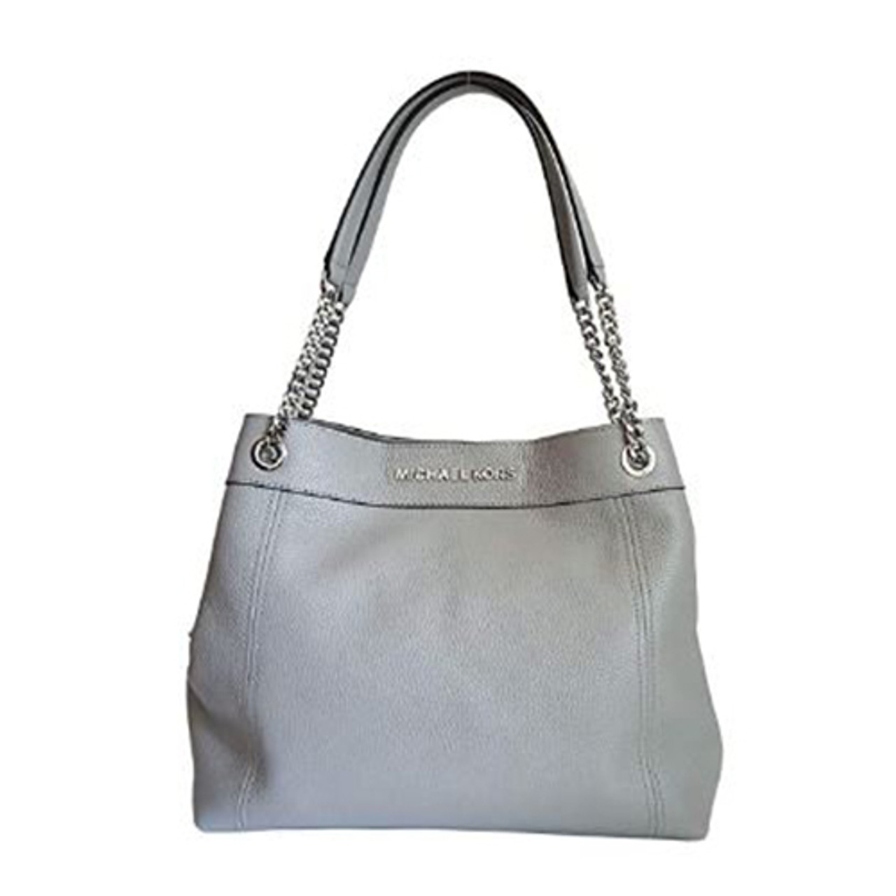 michael kors jet set tote pearl grey