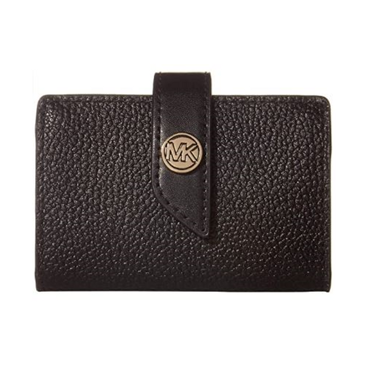 MICHAEL Michael Kors Charm Small Tab Card Case Black One Size  32S0G0KD1L-001 - AllGlitters