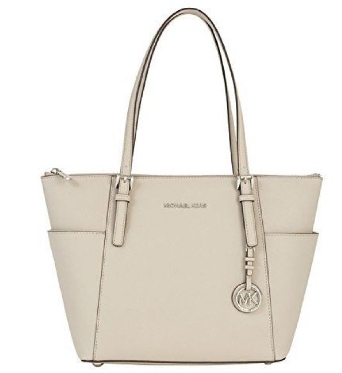 MICHAEL Michael Kors Jet Set East West Top Zip Tote (One Size US Women,  Cement) 30F2STTT8L-