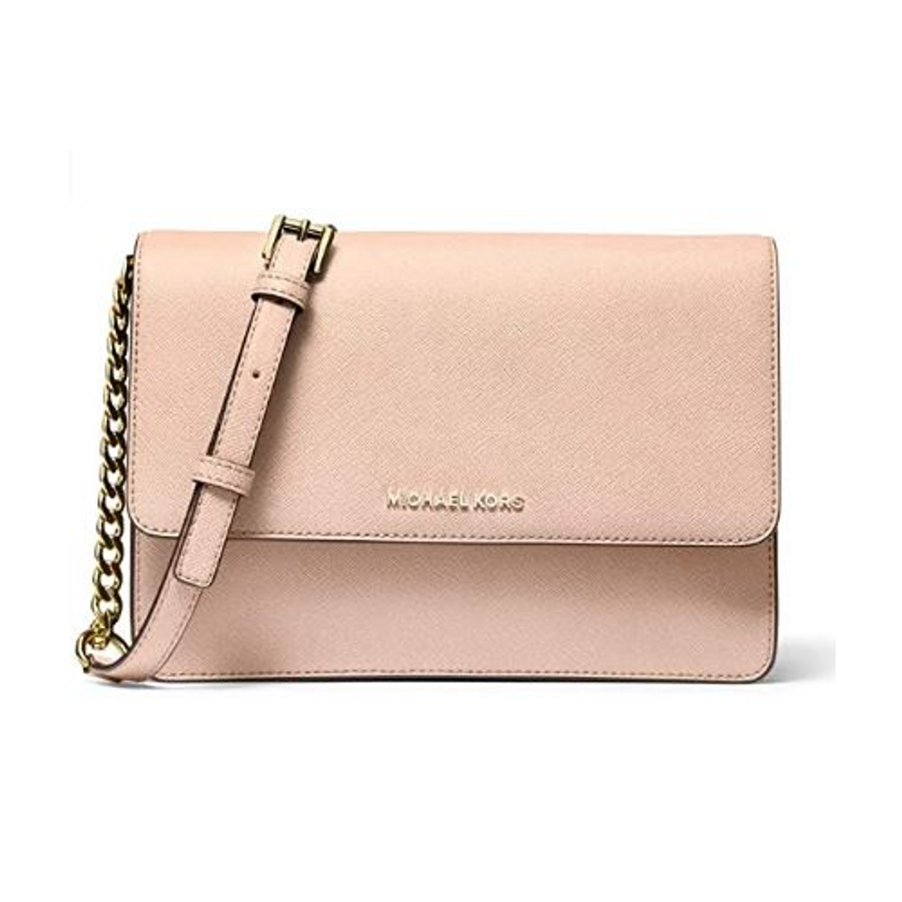 MICHAEL Michael Kors Jet Set Travel Cross-Body Bag in Pink | Lyst