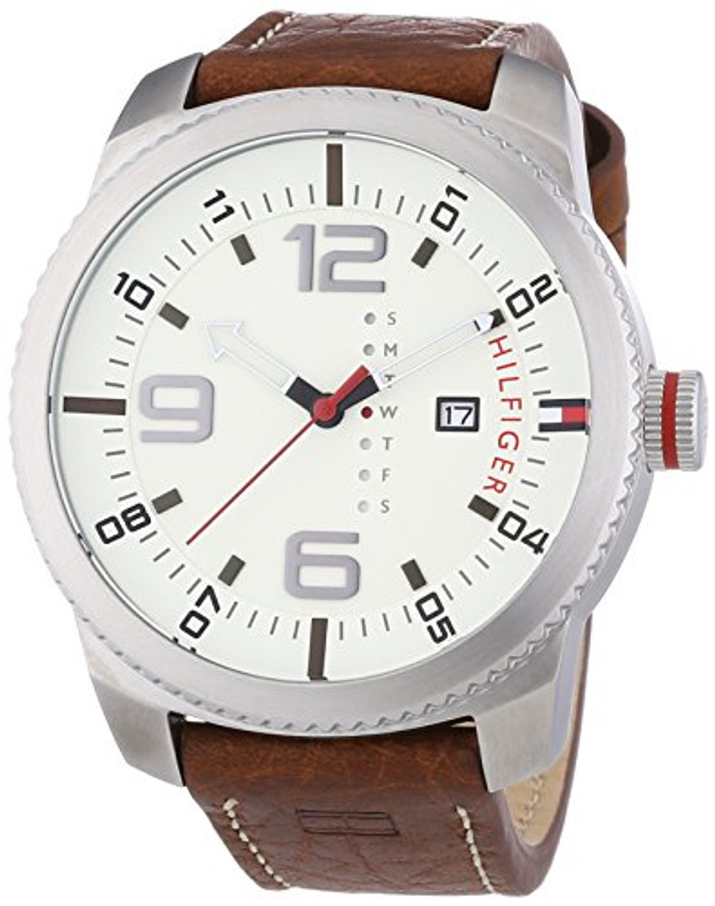 tommy hilfiger men's 1791141 cool sport analog display quartz silver watch