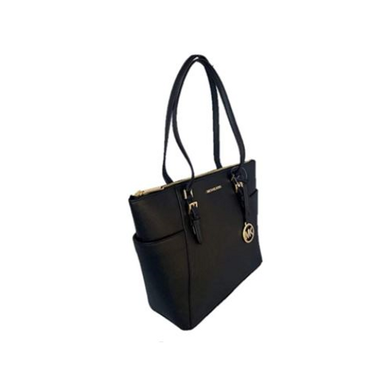 Michael Kors Charlotte Large Zip Tote Bag in Black