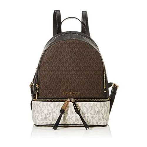 michael michael kors signature rhea zip medium backpack