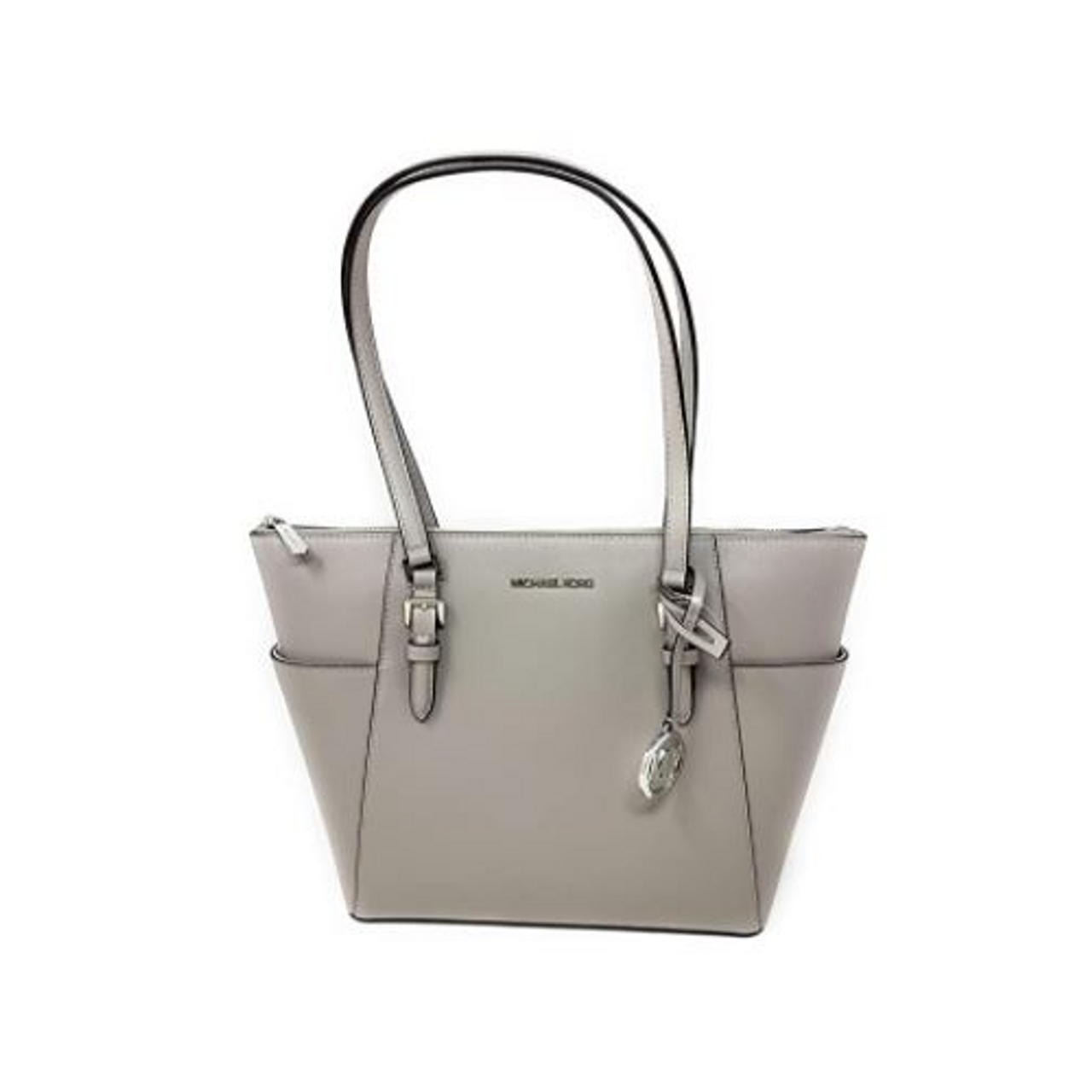 Michael Kors Charlotte Bag Tote Handbag, Large - Pearl Grey