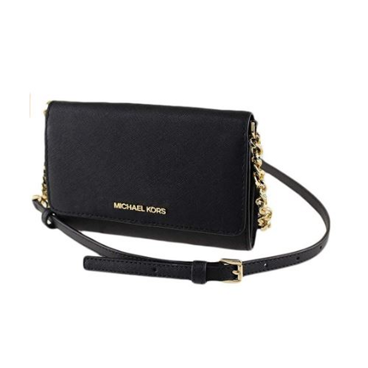 mk black cross body bag