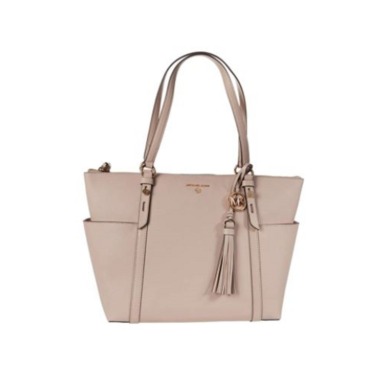 MICHAEL KORS Sullivan Large Saffiano Leather Top-Zip Tote Bag in Soft Pink  (30T0GNXT3L)