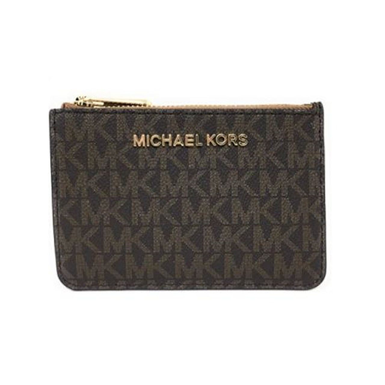 Michael Kors Jet Set Travel Medium Zip Around Card Case Wallet in Blue