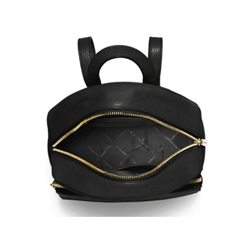 Michael Kors Abbey Medium Pebbled Leather Backpack - Black - AllGlitters Michael Kors Abbey Medium Pebbled Leather Backpack - Black - AllGlitters
