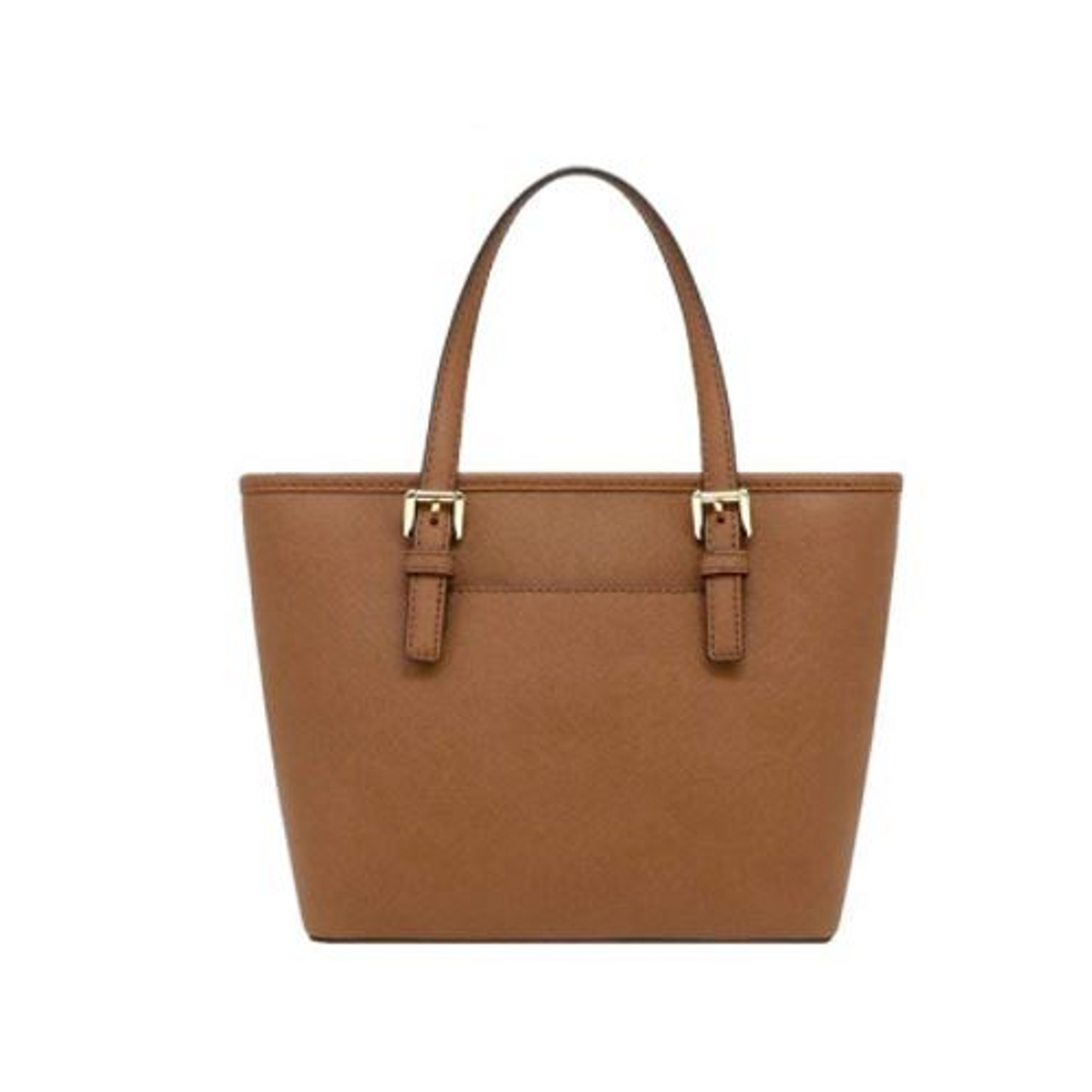 Michael Kors XS Carry All Jet Set Travel Womens Tote (Brown Gold)