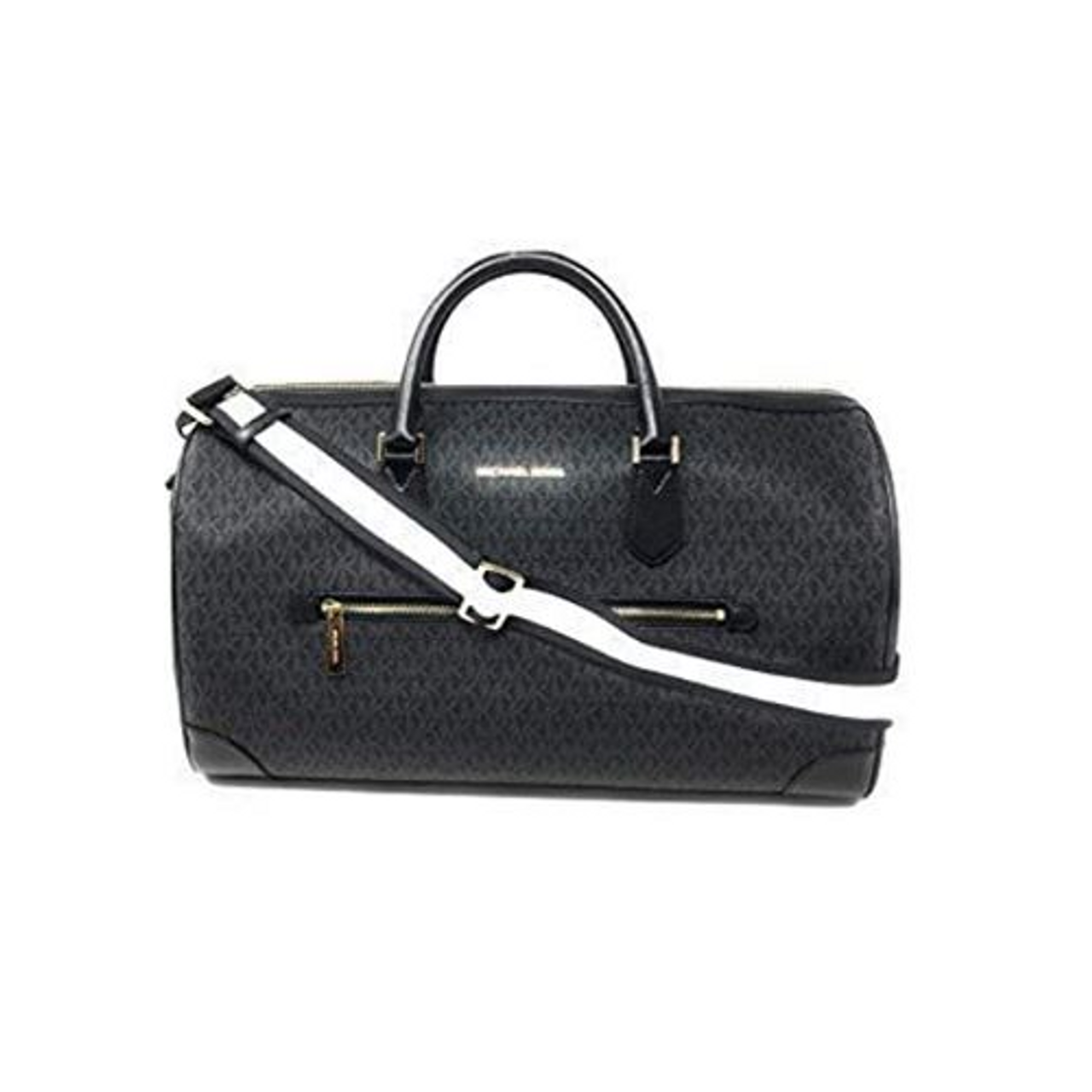 HAYES SMALL DUFFLE BAG IN MK LOGO 35T9GYEU1B | Small duffle bag, Mk logo,  Bags